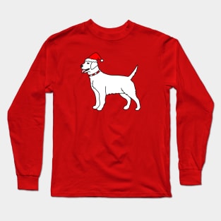 White Christmas Dog Long Sleeve T-Shirt